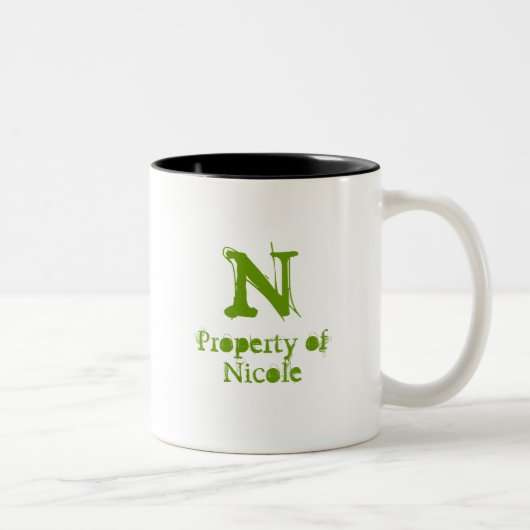 Eigentum von *NAME* Tasse (Rechts)