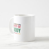 Eigentum von Niemand Juneteenth-Aufkleber Kaffeetasse (Vorderseite Links)