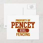 Eigentum von Pencey Postkarte (Vorne/Hinten)