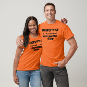 EIGENTUM VON, PSYCHIATRISCHER BEZIRK, T-Shirt (Unisex)