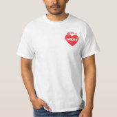 Eigentum von Sandra Funny Valentines T-Shirt (Vorderseite)