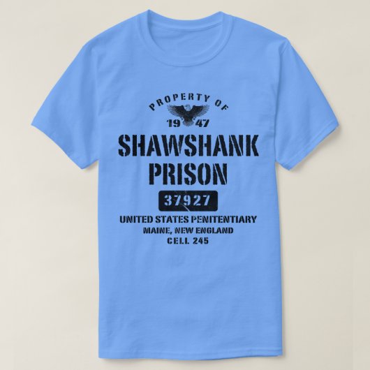 Eigentum von Shawshank Gefängnis T-Shirt (Design vorne)