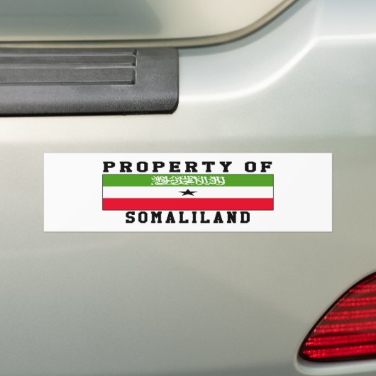 Eigentum von Somaliland Autoaufkleber (Auf Auto)