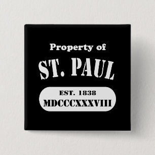 Eigentum von St. Paul Button