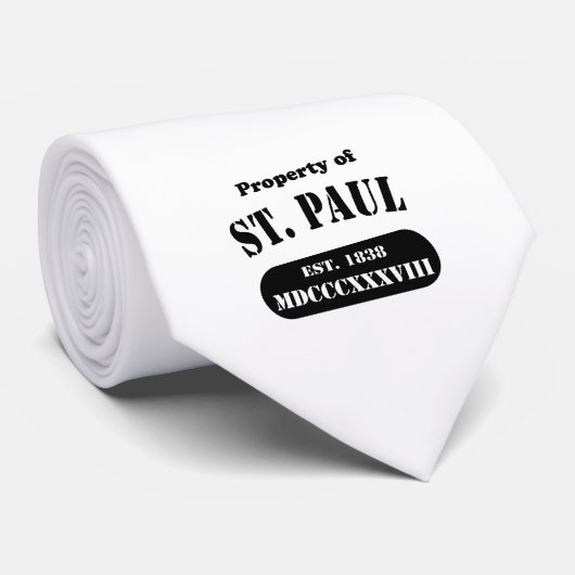 Eigentum von St. Paul Krawatte (Gerollt)