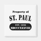 Eigentum von St. Paul Magnet (Vorne)