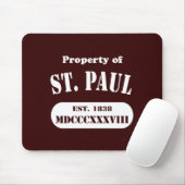 Eigentum von St. Paul Mousepad (Mit Mouse)