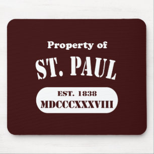 Eigentum von St. Paul Mousepad