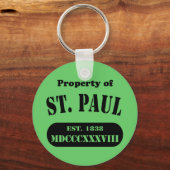 Eigentum von St. Paul Schlüsselanhänger (Vorderseite)