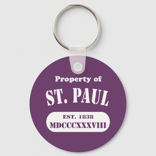 Eigentum von St. Paul Schlüsselanhänger (Vorderseite)