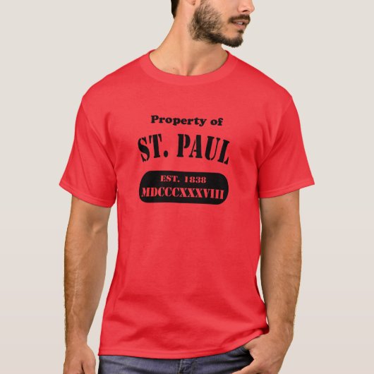 Eigentum von St. Paul T-Shirt (Vorderseite)