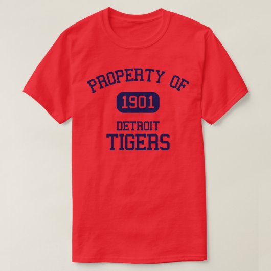 Eigentum von Tigers T-Shirt (Design vorne)