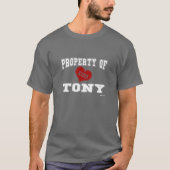 Eigentum von Tony T-Shirt (Vorderseite)