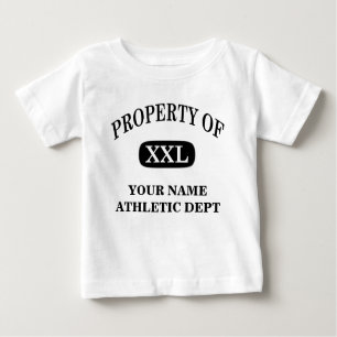 Eigentum von XXL Ihr Name Baby T-shirt