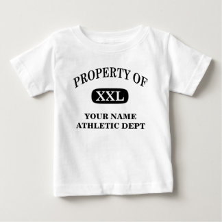 Eigentum von XXL Ihr Name Baby T-shirt