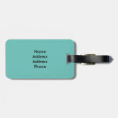 Eigentum von XXL Ihr Name Gepäckanhänger (Rückseite horizontal)