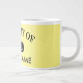 Eigentum von XXL Ihr Name Jumbo-Tasse (Rechts)