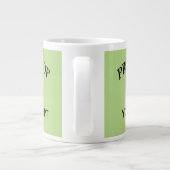 Eigentum von XXL Ihr Name Jumbo-Tasse (Rückseite)