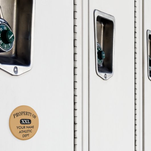 Eigentum von XXL Ihr Name Magnet (In Situ (Schrank))