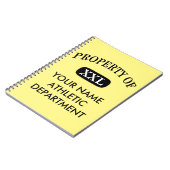 Eigentum von XXL Ihr Name Notizblock (Linke Seite)