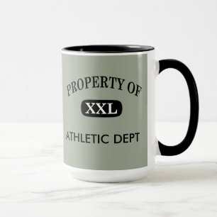 Eigentum von XXL Ihr Name Tasse