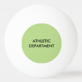 Eigentum von XXL Ihr Name Tischtennisball (Rückseite)