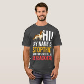 Eigentümer der Welpen der irischen Rotkehlchen und T-Shirt (Vorne ganz)