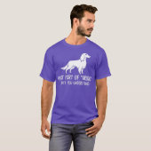 Eigentümer der Welpen der irischen Rotkehlchen und T-Shirt (Vorne ganz)