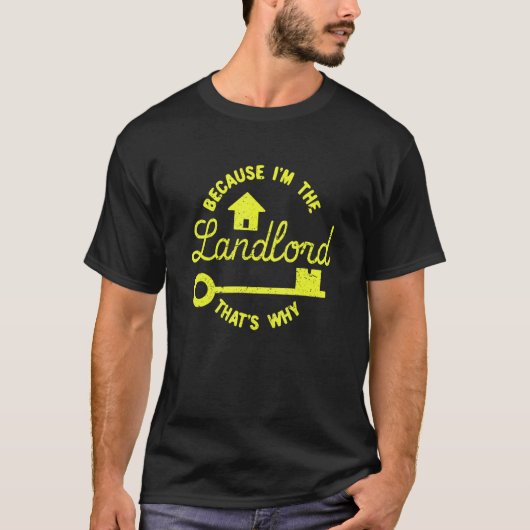 Eigentümer des Grundstücks- und Wohnungseigentümer T-Shirt (Vorderseite)