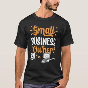 Eigentümer eines kleinen Unternehmens Boss CEO-Grü T-Shirt