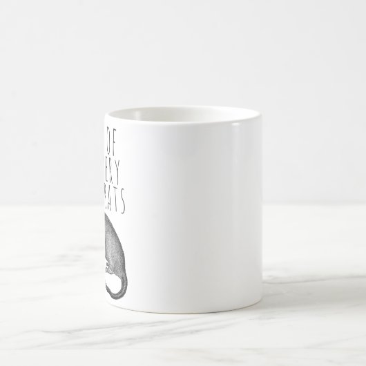 Eigentümer einiger sehr geputzter Ratten Kaffeetasse (Mittel)