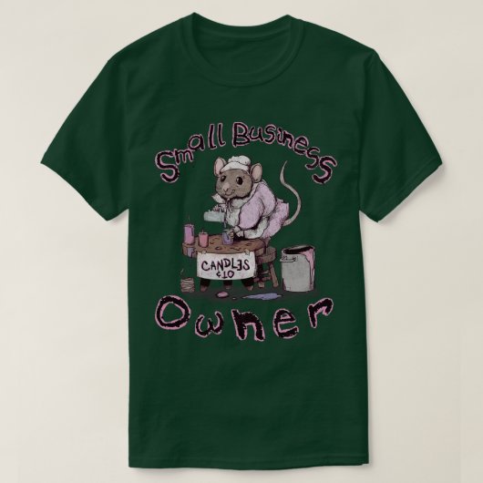 Eigentümer kleiner Unternehmen T-Shirt (Design vorne)