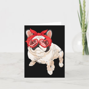 Eigentümer Sungles Bandana Fun French Bulldog Fren Karte
