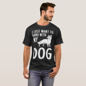Eigentümer von Border Collie Dog Puppies T-Shirt (Vorne ganz)