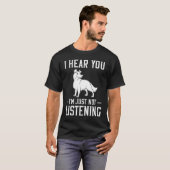 Eigentümer von Border Collie Dog Puppies T-Shirt (Vorne ganz)