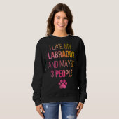 Eigentümer von Labrador Retriever Sweatshirt (Vorne ganz)