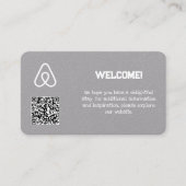 🏠 Eigentümerin Airbnb Custom QR Visitenkarte (Vorderseite)