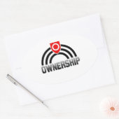 Eigentümerpreis Ovaler Aufkleber (Umschlag)