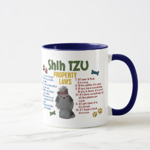 Eigentums-Gesetze 4 Shih Tzu Tasse