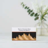 Eigentums-Management-Visitenkarten Visitenkarte (Stehend Vorderseite)