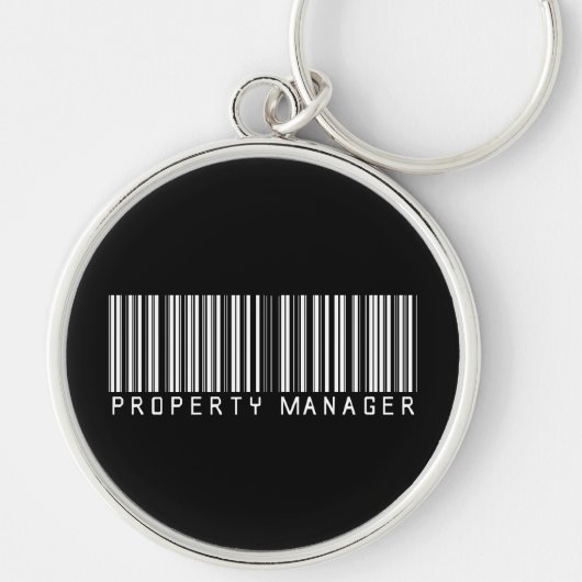 Eigentums-Manager-Bar-Code Schlüsselanhänger (Vorne)