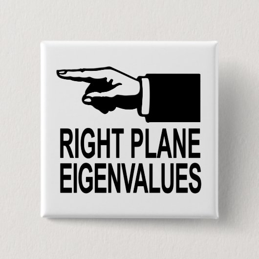 Eigenwerte des rechten Flugzeug Button (Vorderseite)