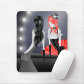 Eigenwillige Ballerina & Tänzerin Reflexion Mousepad (Mit Mouse)