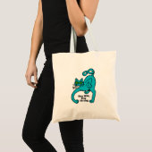 Eigenwillige Expressive Katze Tragetasche (Vorderseite (Produkt))