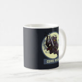 Eigenwillige Schwarze-Katze-Ninja Alternative Tier Kaffeetasse (VorderseiteRechts)