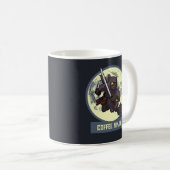 Eigenwillige Schwarze-Katze-Ninja Alternative Tier Kaffeetasse (VorderseiteRechts)