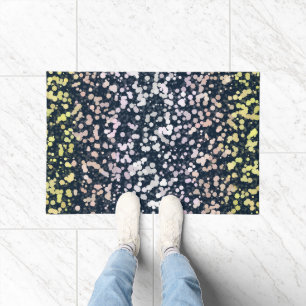 Eigenwillige Süße Retro Boho Flora Pangender-Stolz Fußmatte