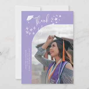 Eigenwillige Thank You Stars Flieder Absolventenfo Ankündigung