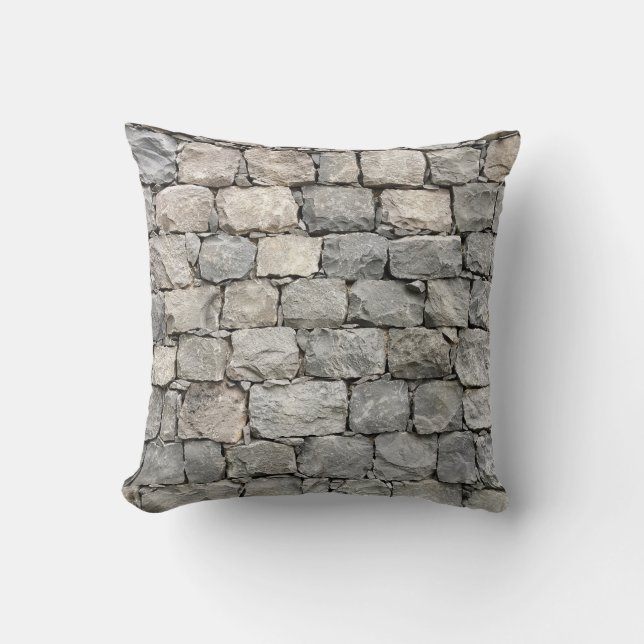 Eigenwillige Trockensteinmauer Kissen (Vorderseite)