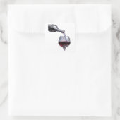 Eigenwilliger silberner abstrakter quadratischer A Aufkleber (Tasche)